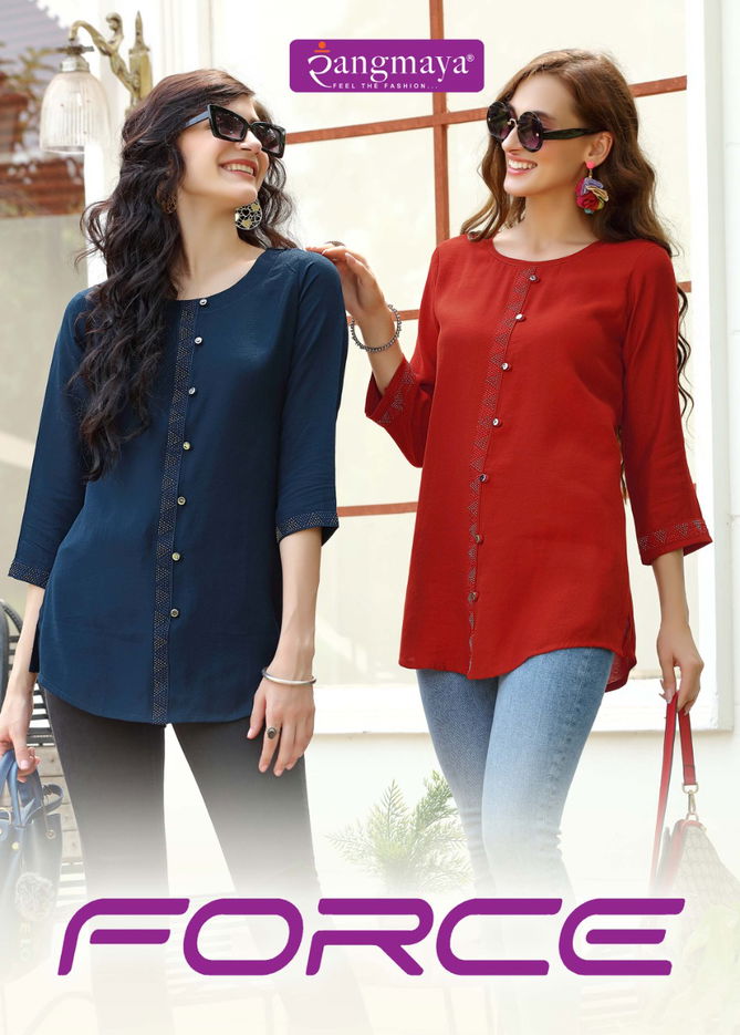 Rangmaya Force Fancy Wholesale Western Wear Ladies Top